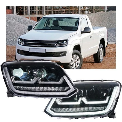 Faro LED para VW Amarok 2010-2022 DRL conjunto de lámpara delantera de giro secuencial Foto 1 de 4