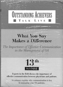 Outstanding Achievers Talk Live: What You Say Makes a Difference 13th in a Ser. - Bild 1 von 2
