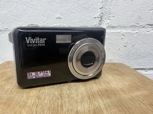 Vivitar Vivicam F314 14.1MP 3x Zoom Compact Digital Camera Black -Working Tested - Picture 1 of 9