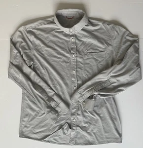 Western Rise Shirt Mens XL Gray Limitless Merino Wool Oxford Button Down Stretch - Picture 1 of 5