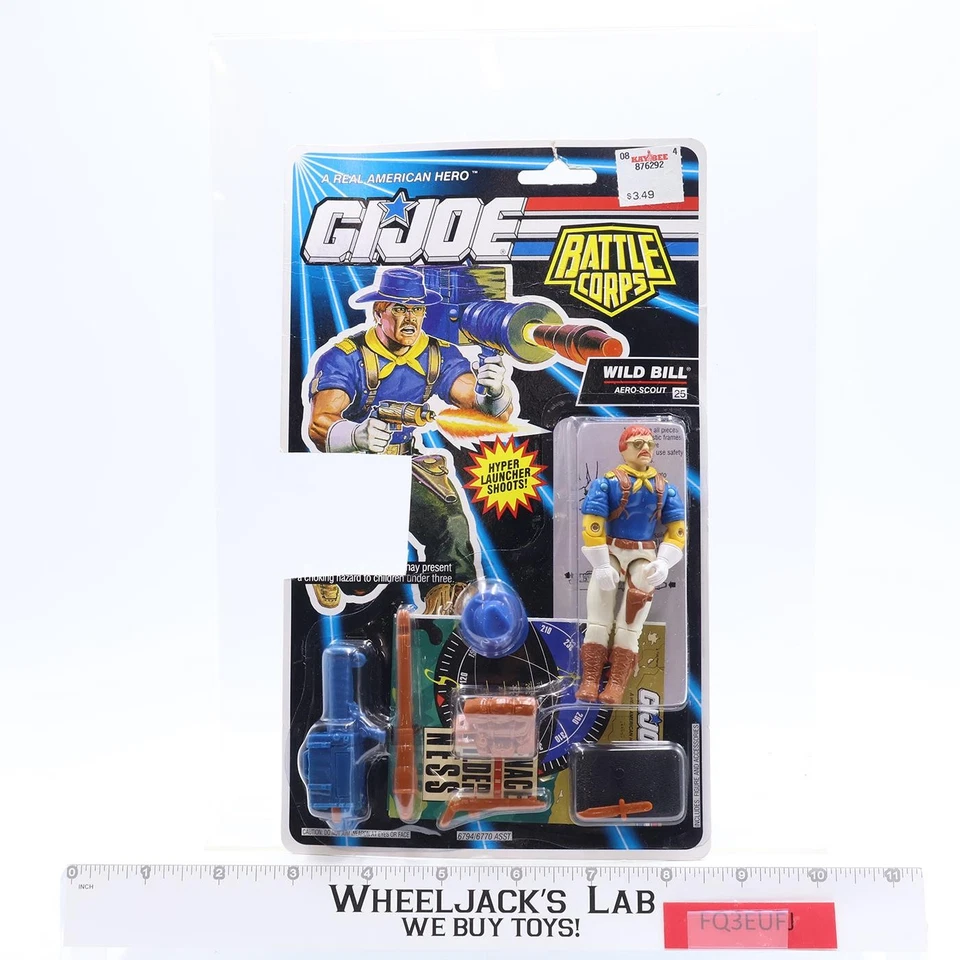 Figura de acción Wild Bill Aero-Scout Battle Corps NUEVA MOSC 1992 GI Joe Hasbro Foto 1 de 4