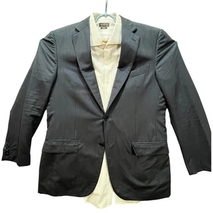 Ermenegildo Zegna 2 Knopf Sport Mantel 50R/40R Trofeo 600 Wolle/Seide Blazer Blau - Bild 1 von 13