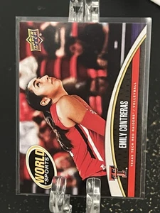 Emily Contreras 2025 Upper Deck World of Sports Texas Tech Red Raiders - Imagen 1 de 2