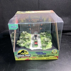 Jurassic Park Diorama Set 30th Anniversary Nano Scene Diecast 1:65 Jada NIB - Picture 1 of 6