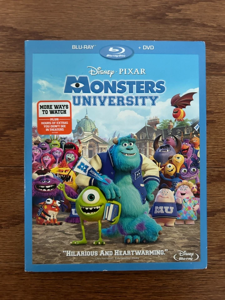 Disney Pixar Monsters University Blu-ray DVD Bonus Disc