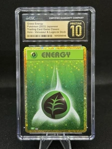 Grass Energy 2023 Pokemon Venusaur & Lugia ex Deck Japanese CGC Pristine 10 - Picture 1 of 2