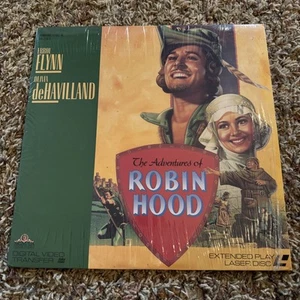 Adventures of Robin Hood 1991 LaserDisc – Errol Flynn MGM UA Classic LD - Picture 1 of 7