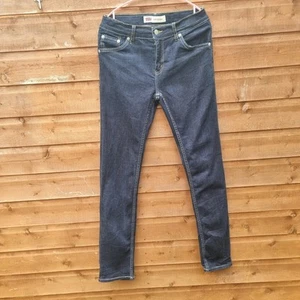 Levi's 510 Skinny Jeans size 14A (26w x 30L) Slim Blue Zip Fly Dark Wash - Picture 1 of 9