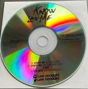 Know Law Me by Law Feat Gucci Mane & Big Bank Black Dirty South Rap CD - Imagen 1 de 1