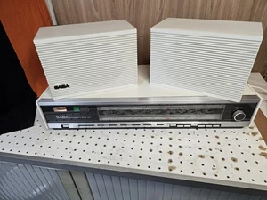Saba Radio Konstanz Stereo H mit original 2x Lautsprecher, Elegantes Weiß  - Bild 1 von 24