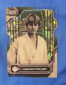 Topps 2024 Luke Skywalker Star Wars High Tek Black and White Card 10/50 SP BW-LS - Picture 1 of 2