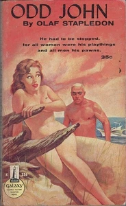Odd John Olaf Stapledon vintage USA Beacon 236 1959 sleaze vintage SF paperback - Picture 1 of 1