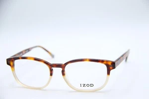 NEW IZOD IZ2064 AMBER TORTOISE FADE AUTHENTIC FRAMES EYEGLASSES 52-17 - Picture 1 of 4
