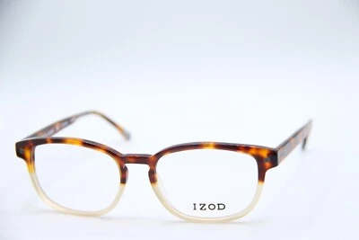 NEW IZOD IZ2064 AMBER TORTOISE FADE AUTHENTIC FRAMES EYEGLASSES 52-17 - Image 1 of 4