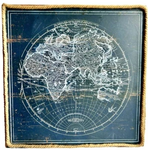 2 Framed World Atlases Of Known World In 1600’s Maps Written In Latin Reproduced - Picture 1 of 10