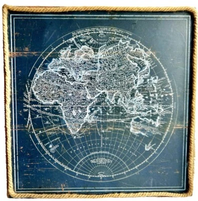 2 Framed World Atlases Of Known World In 1600’s Maps Written In Latin Reproduced - Image 1 of 4