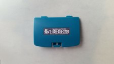 Gameboy Color Battery Cover / Lid / Door! With Service Sticker! Teal !