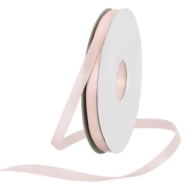 1/4 Inch 25 Yard Satin Ribbon Thick Double Face Grosgrain Silk Ribbon for Gif... - Image 1 of 4