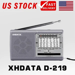 D219 Portable AM FM Shortwave Radio Battery Operated Small Great Reception Radio - Picture 1 of 15