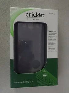 Cricket Samsung Galaxy S III Gel Case Gray SKU CTP885 Brand New - Picture 1 of 2