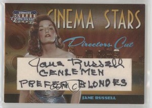 2008 Donruss Americana II Director's Cut Signatures /100 Jane Russell Auto 04fr