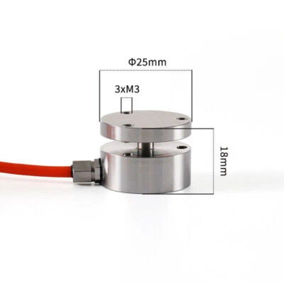20KG-2000KG Load Cell Pressure Micro Type Scale Weigh Force Sensors Capacity Φ25 - Image 1 of 4