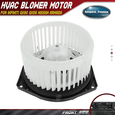HVAC Brushless Blower Motor for Infiniti QX80 2014-2019 QX56 Nissan Armada Front - Image 1 of 4