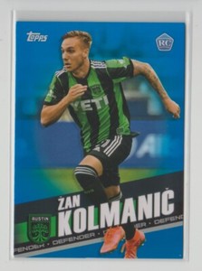 2022 Topps MLS Blue #38 Zan Kolmanic RC 72/99 - Flat S/H