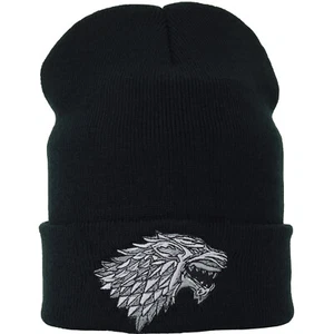 Haus Stark Strickmütze Wollmütze Haube Beanie Winter Onesize Game of Thrones - Bild 1 von 5