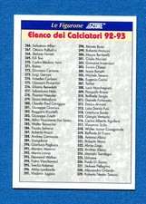 1993 SCORE 93 - Cards - No. - FOOTBALLER LIST - 266-392