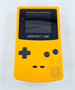CONSOLA GAME BOY COLOR COMPLETA IPS LCD Pantalla Retroiluminada Amarilla Nintendo - Imagen 1 de 8