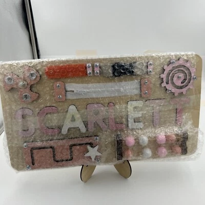 Personalized Name Puzzle Toys Customized Educational Wooden Puzzle “Scarlett” - Image 1 of 4