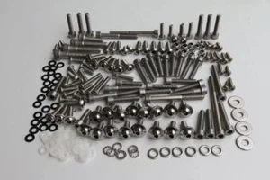 Kawasaki GPX 600 R Verkleidungsschraubensatz hochglanzpoliert V2A Rostfrei!! - Bild 1 von 1
