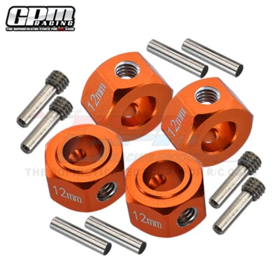 Adaptador hexagonal GPM aluminio 6061-T6 para TEAM LOSI 1/8 LMT 4x4 eje sólido monstruo Foto 1 de 4