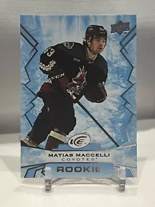 2022-23 UD eisblau Rookie Matias Maccelli #120 Rookie RC - Bild 1 von 2