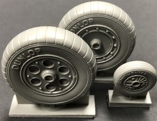 Fw 190 A Super Detail Ribbed Wheels (1/72 True Details 72221)