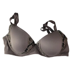 Soma Perfect Coverage BH Braun Schwarz 34C Spitzendetail Verstellbar Umarmbar - Bild 1 von 6