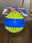 Nerf Dog -  Blue/Green 2.5” Small Spike Ball ~ Squeaky Dog Toy