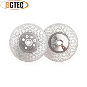 2pcs 4.5''/115mm Diamond Grinding Saw Blade Cutting Rebar Concrete Stone Cutter - Picture 1 of 11