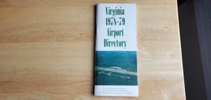Virginia 1978 1979 Airport Directory Booklet Pamphlet Commonwealth Aeronautics - Picture 1 of 11