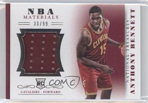 2013-14 Panini National Treasures NBA Material /99 Anthony Bennett #13 Rookie RC