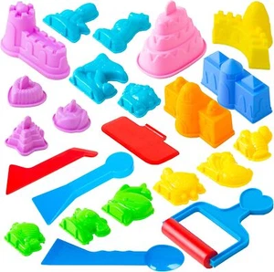 Sand Molds Beach Toys for Kids Set- 23pk Sandbox Toy for Toddlers, Compatible - Picture 1 of 6