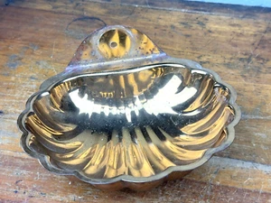 C.1955 Copper w/ Brassplate SCALLOP Tray 9"W, Wall Mount, Dodge Inc. Los Angeles - Picture 1 of 13