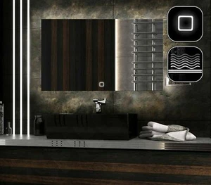 DEKOLED RECHTECK 100 x 80 cm SPIEGEL LED HEIZMATTE TSH - Bild 1 von 3