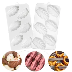 1PC Silikon Madeleines Backform Für Schokolade, Süßigkeiten, Kekse - Picture 1 of 14