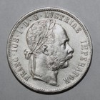 S3 - Autriche 1 Florin 1878 Presque non circulé + Pièce d'Argent - Franz Josef I