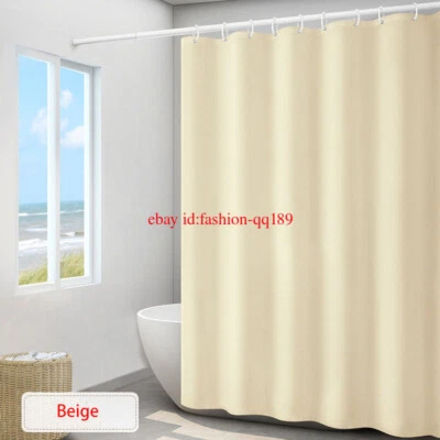 Duschvorhang Textil Wannenvorhang Badewannenvorhang extra Breite 3M inkl Ringe - Bild 1 von 4