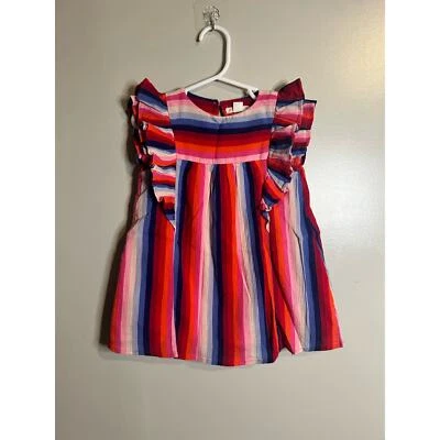 Crewcuts J Crew Bright stripped dress, Size 2 Foto 1 de 3