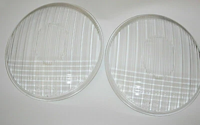 PORSCHE 356 VW BUG SET HELLA HEADLIGHT LENSES SYMMETRIC  42-10804 NEW Foto 1 de 2