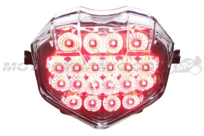Luz trasera LED SECUENCIAL INTEGRADA TRANSPARENTE para 2024 Triumph Street Triple R 765 Foto 1 de 4